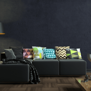 brown sofa